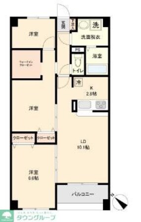 S-FORT青葉しらとり台の物件間取画像